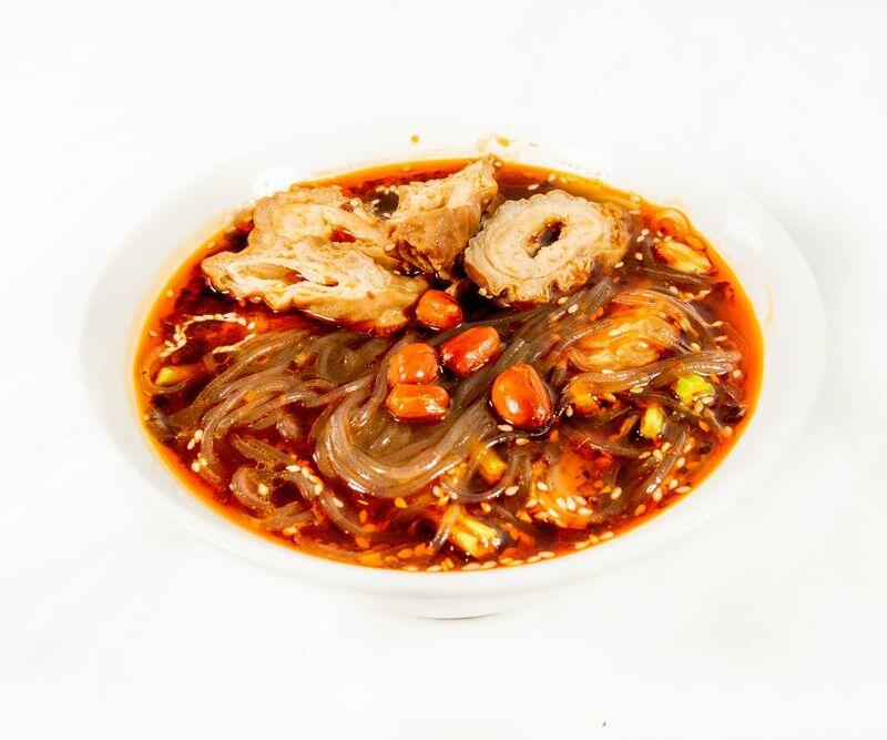 Chong Qing Numbing Spicy Vermicelli Noodle Soup ( Pork Intestine