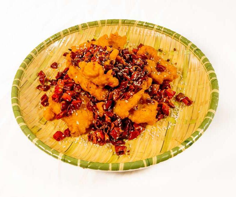 Spicy Fried Fish Fillet w/ Chili Pepper