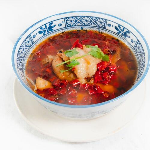 Taste Spicy Fish Fillet In Flaming Red Oil