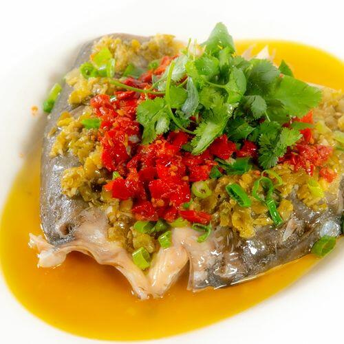 Steamed Fish Head Fermented Chopped Chili