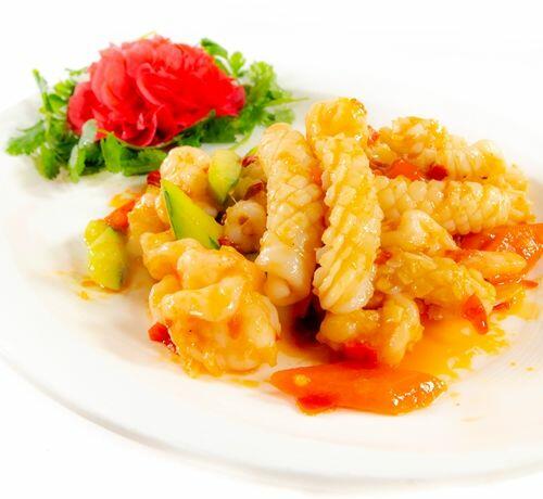 Pickled Calamari And Prawms