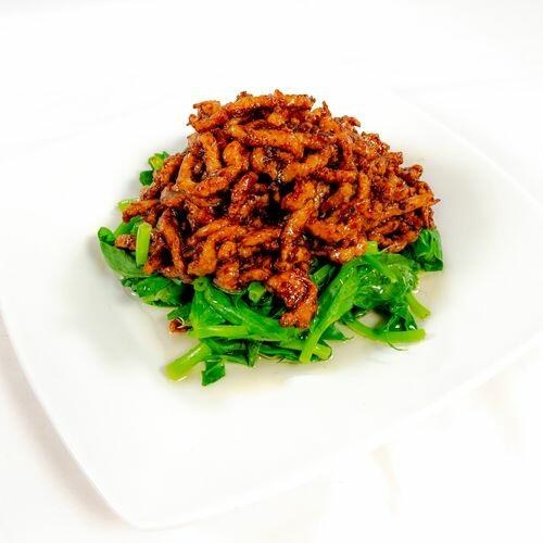 Beijing Style Shredded Pork w/ Pea Sprouts