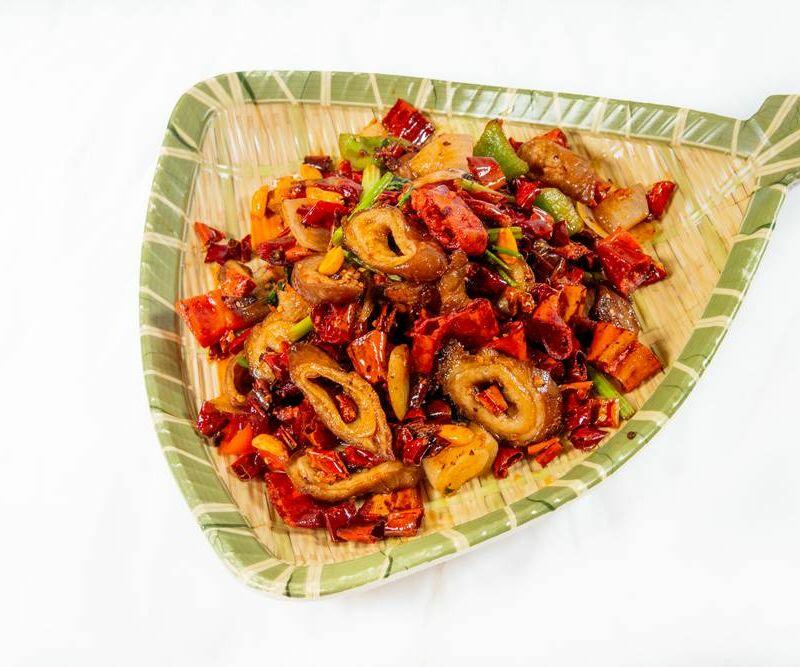Dry Braised Pork Intestine