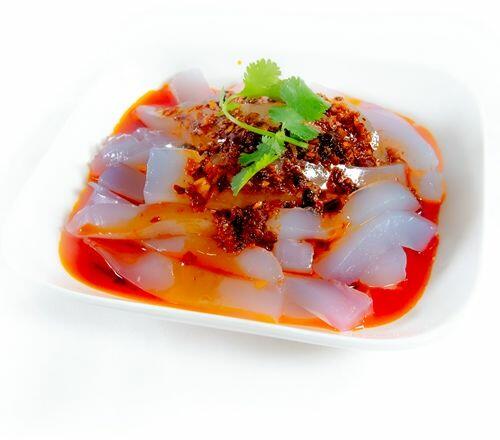 Szechuan Style Mung Bean Jelly