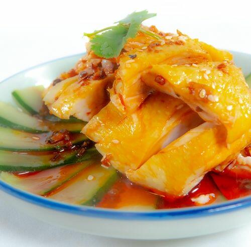 Steamed Chicken In Chili Sauce